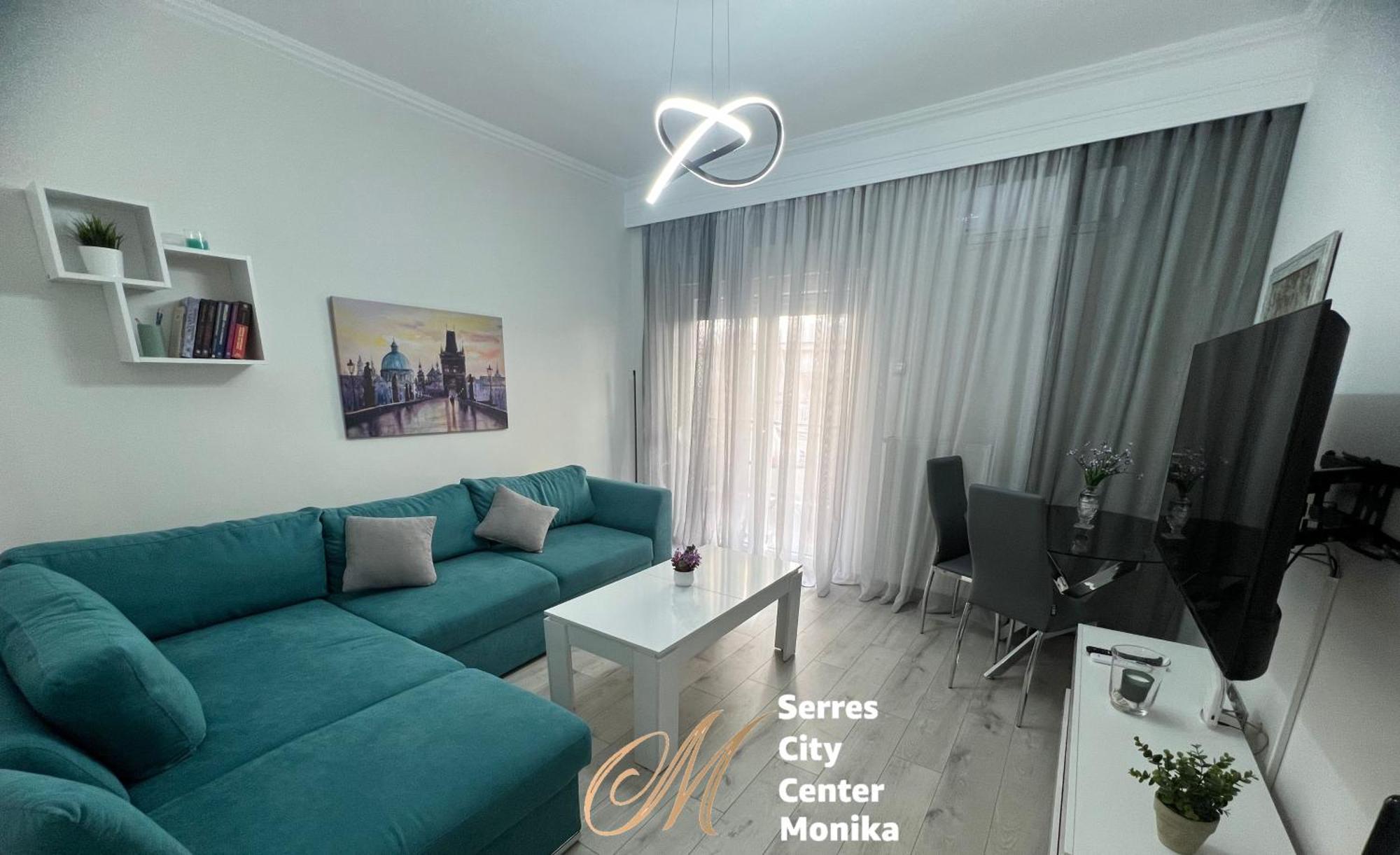 Serres City Center Modern Apartment ภายนอก รูปภาพ